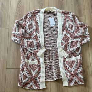 Roxy Women's Geometric Knit Cardigan